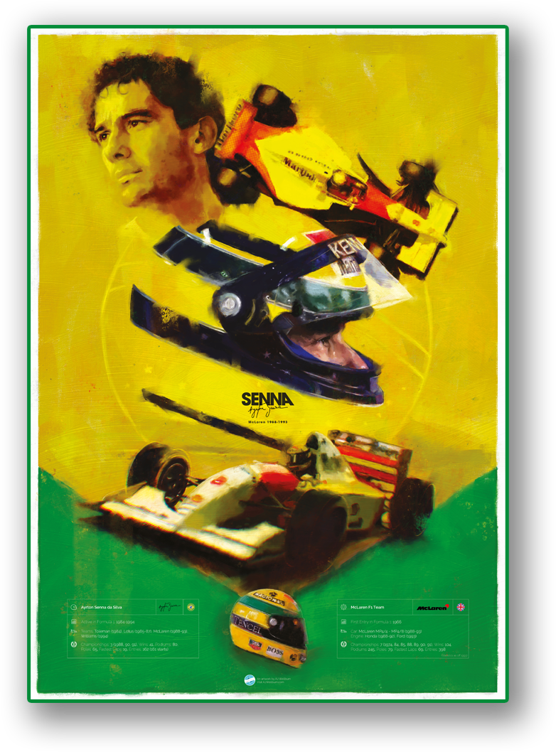 Senna-1 Bookmark Graphic Design Challenge A5 Flyer 1